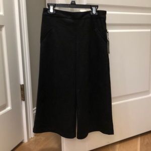 Faux suede culottes